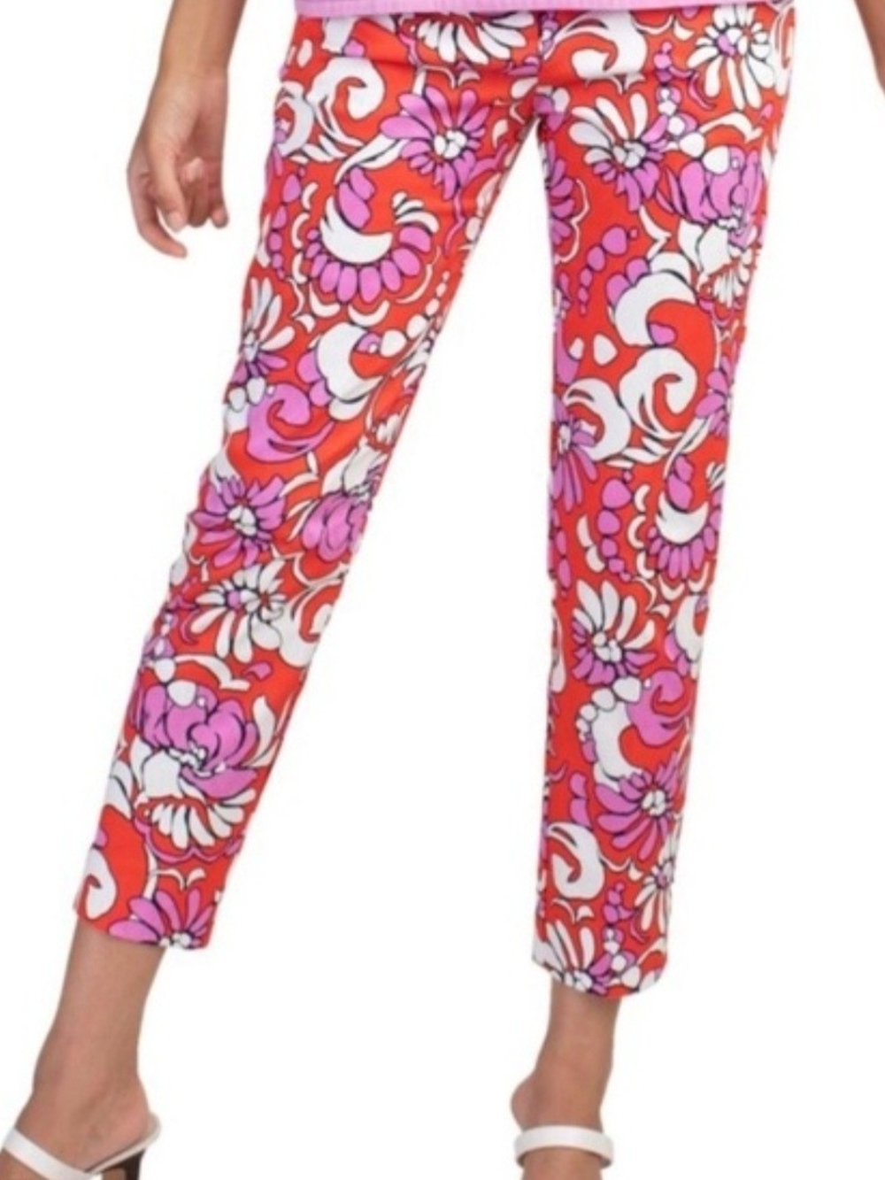 Trina Turk Moss 2 Slim Cut Ankle Crop